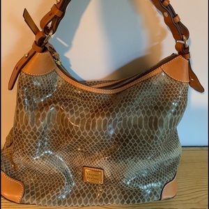Sexy snake-like leather Dooney & Bourke bag